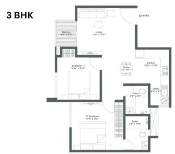 Krishvi Hennur floor plan1